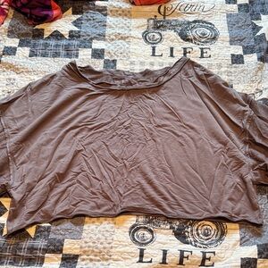 Oversized Cropped Top